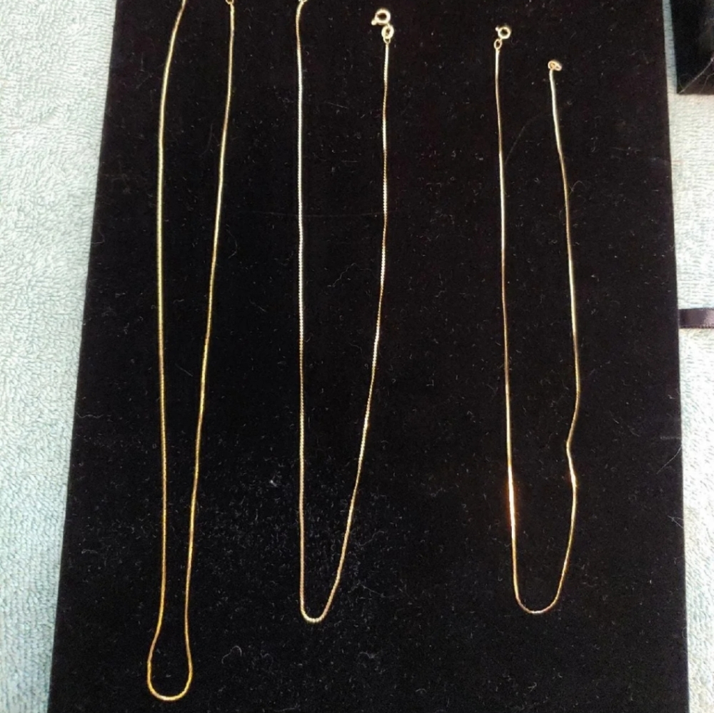 14K Gold Jewelry Chains - Lot of 3